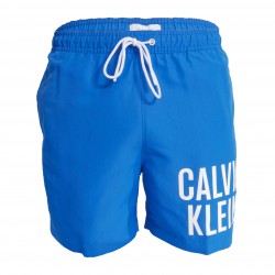  Bañador de largo medio con cordón Calvin Klein Intense Power - azul - CALVIN KLEIN *KM0KM00701-C46 