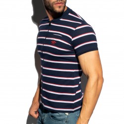  Polo Shirt Stripes - bleu marine - ES COLLECTION POLO34-C09 
