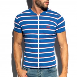  Polo Shirt Stripes - rouge - ES COLLECTION POLO34-C16 