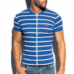  Polo Shirt Stripes - bleu royal - ES COLLECTION POLO34-C16 