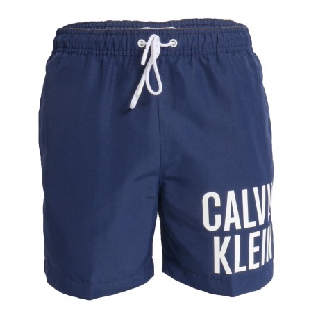  Medium Drawstring Swim Shorts Calvin Klein Intense Power - navy - CALVIN KLEIN *KM0KM00701-DCA 