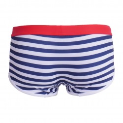  Boxer da bagno a vita bassa Iconic - Navy - TOF PARIS TOF207BU 