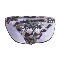  Bikini de baño Iconic - camuflaje caqui - TOF PARIS TOF205K 