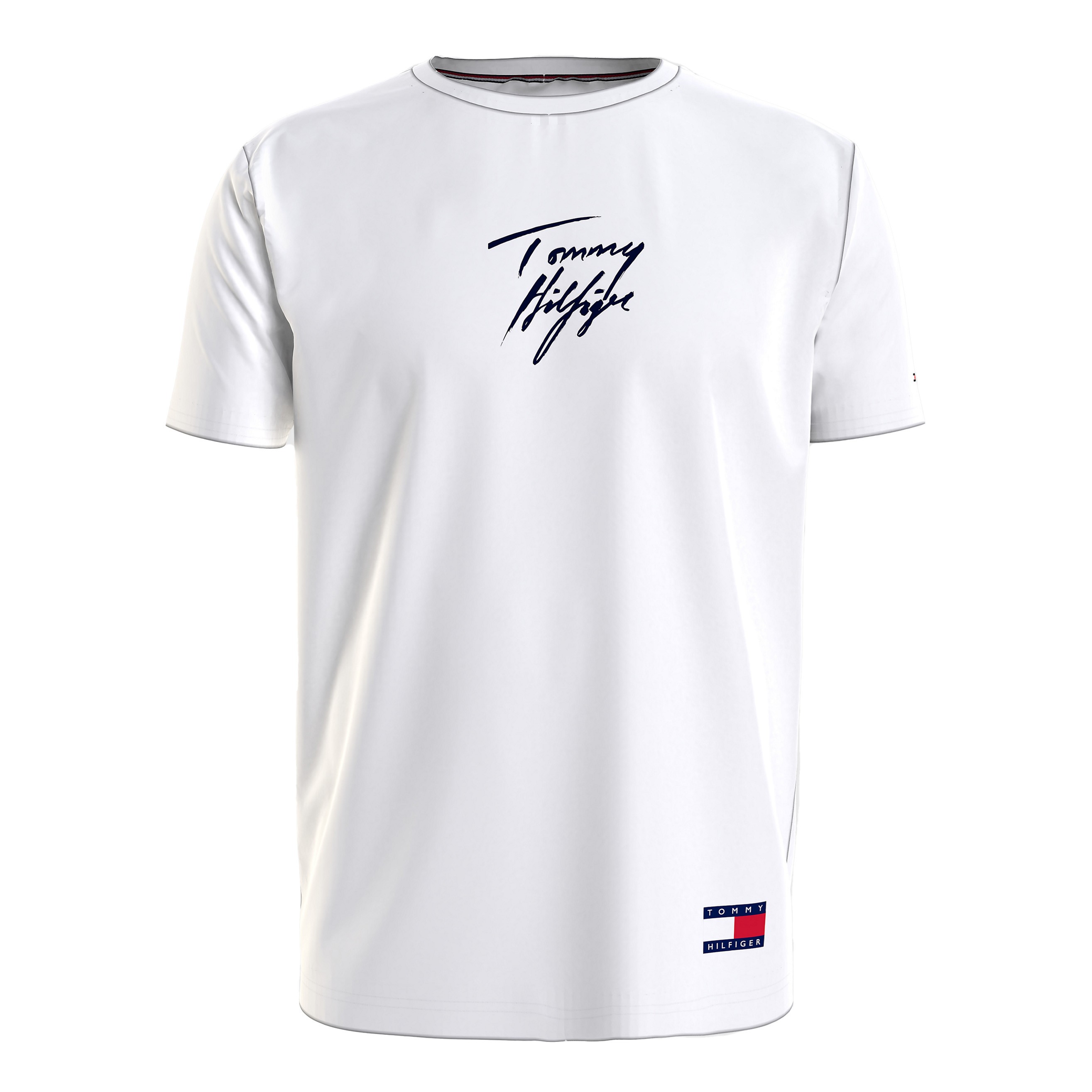 pipeline Consent Bull Tommy 85 Signature Logo T-Shirt - white - Tommy Hilfiger : sale of ...