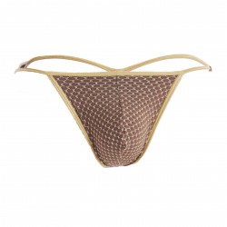  String Luxury - marron - ES COLLECTION UN558-C13 