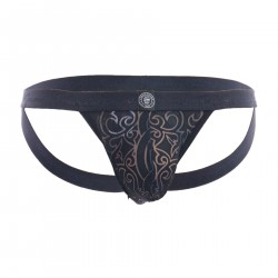  Devoré Noir - Jockstrap - L'HOMME INVISIBLE MY45-DEV-DE1 