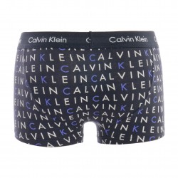  Set of 3 boxers low waist Cotton Stretch - blue, black and purple - CALVIN KLEIN *U2664G-1WH 