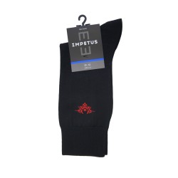 Chaussettes & socquettes de la marque IMPETUS - Chaussettes Tatoo noires - Ref : 10007 020