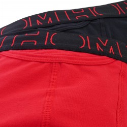  2er Set Boxershorts HO1 Boxerlines - rot und schwarz - HOM 400405-D045 