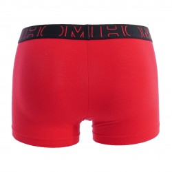  Set di 3 boxer lunghi HO1 Boxerlines - rosso e nero - HOM 400405-D045 