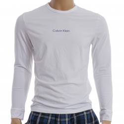  Pigiama Con Pantalone Modern Structure - bianco - CALVIN KLEIN *NM2184E-1MT 