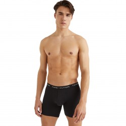  Essential 3er-Pack Boxer-Slips Tommy - schwarz - TOMMY HILFIGER UM0UM02204-0TE 