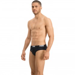  Slip de bain PUMA Swim Logo - noir - PUMA 100000026-200 