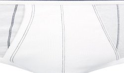 Slip taille haute ouvert Coton mercerisé Eminence - blanc - EMINENCE 0101-0094 