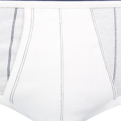  Slip taille haute ouvert Coton mercerisé Eminence - blanc - EMINENCE 0101-0094 