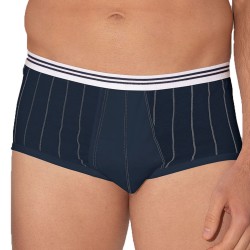  Slip taille haute ouvert Coton mercerisé Eminence - marine - EMINENCE 0101-5521  