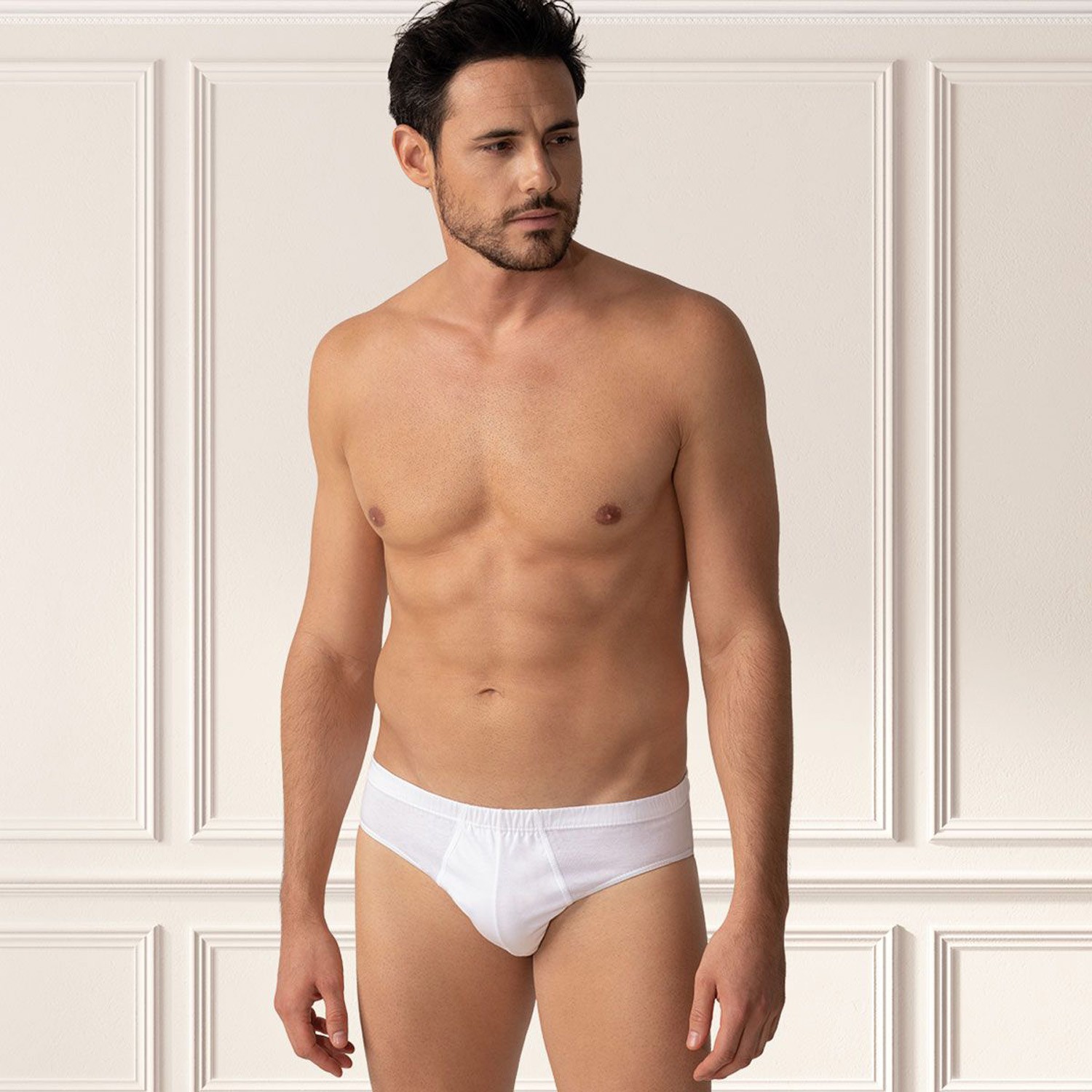 Caleçon homme Coton d'Egypte blanc