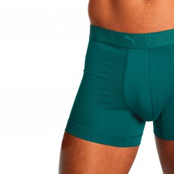  Sportliche PUMA Mikrofaser Boxershorts 2er Set - grün und schwarz - PUMA 701210961-007 