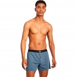  2er-Pack PUMA Loose Fit Jersey-Boxershorts – Blau und Schwarz - PUMA 701219367-003 