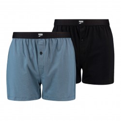  Confezione da 2 boxer PUMA in jersey loose fit - blu e nero - PUMA 701219367-003 