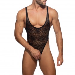  Bodysuit string Flowery Lace - noir - ADDICTED AD1114-C10 