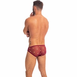  Charlemagne Red - Mini Briefs - L'HOMME INVISIBLE UW30-CLM-008 