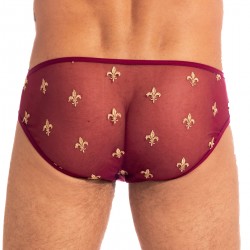  Charlemagne Red - Mini Briefs - L'HOMME INVISIBLE UW30-CLM-008 