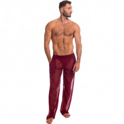  Chantilly - Pantalones rojo transparentes - L'HOMME INVISIBLE HW144-CHA-009 