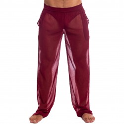  Chantilly - Pantalones rojo transparentes - L'HOMME INVISIBLE HW144-CHA-009 