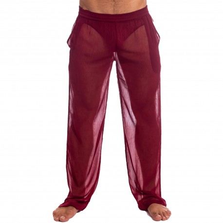  Chantilly - Pantalon transparent rouge - L'HOMME INVISIBLE HW144-CHA-009 