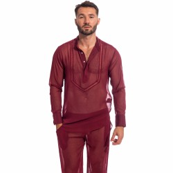  Chantilly Rouge - Tunique Chemise - L'HOMME INVISIBLE HW143-CHA-009 