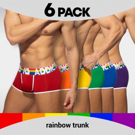  Trunk Rainbow - (Lot de 6) - ADDICTED AD1143P-6COL 
