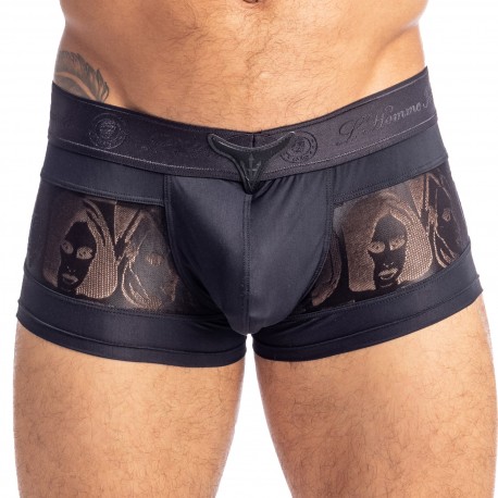  Picasso Noir - V Boxer Push-Up - L'HOMME INVISIBLE UW05W-PIC-001 