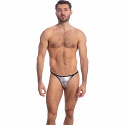 Silver Python String Striptease - L'HOMME INVISIBLE UW21X-PYT-SI1 