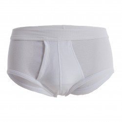  Slip Homme ouvert Coton Premium Eminence - blanc - EMINENCE 1E70-6901 