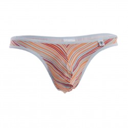  Rayures Orange - String Bikini - L'HOMME INVISIBLE UW07-MU4 