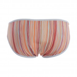  Orange Stripes - Mini Briefs - L'HOMME INVISIBLE UW22-MU4 