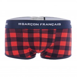  Boxer Bûcheron rouge - GARÇON FRANÇAIS SHORTY18-BUCHERON ROUGE 