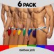  Jockstrap Rainbow (Lot de 6) - ADDICTED AD1144P 
