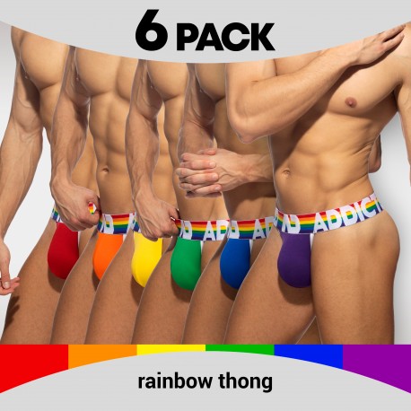  String Rainbow (Lot de 6) - ADDICTED AD1145P 