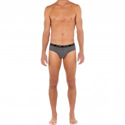  Juego de 3 calzoncillos HOM Boxerlines - gris, navy y negro - HOM 402467-V002 