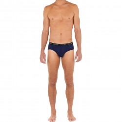  Juego de 3 calzoncillos HOM Boxerlines - gris, navy y negro - HOM 402467-V002 