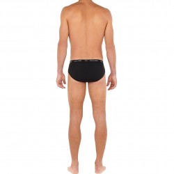  Set di 3 slip HOM boxerlines - grigio, navy e nero - HOM 402467-V002 