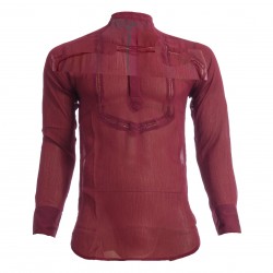  Chantilly Red - Tunic Shirt - L'HOMME INVISIBLE HW143-CHA-009 