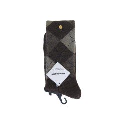 Socks of the brand BURLINGTON - Chaussettes Mi-bas marrons - Ref : 1713 3323