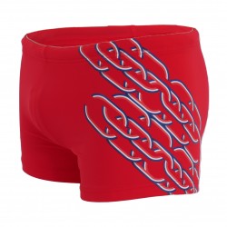  Boxer de bain HOM Winner - rouge - HOM 402528-00PA 