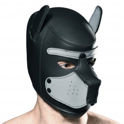  TROPHY BOY Masque Tête de chien Andrew Christian - noir - ANDREW CHRISTIAN 8594-BLK 