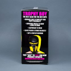  TROPHY BOY Masque Tête de chien Andrew Christian - jaune - ANDREW CHRISTIAN 8594-BLKYW 