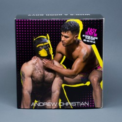  TROPHY BOY Puppy Play Hood Andrew Christian - yellow - ANDREW CHRISTIAN 8594-BLKYW 