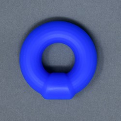  TROPHY BOY Easy Grip Cock Ring w/ Anti-Roll Andrew Christian - royal blue - ANDREW CHRISTIAN 8530-ROY  